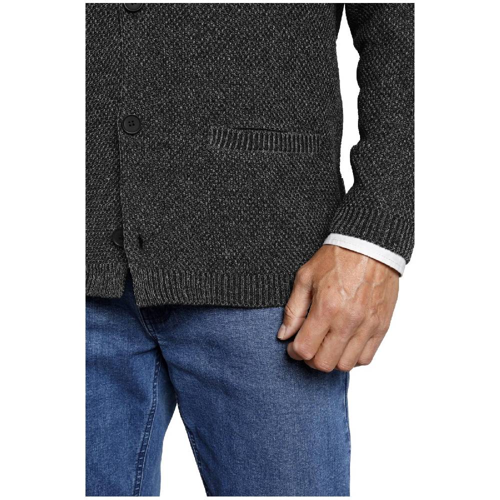 Jan Vanderstorm Strickjacke ASGER Dunkelgrau