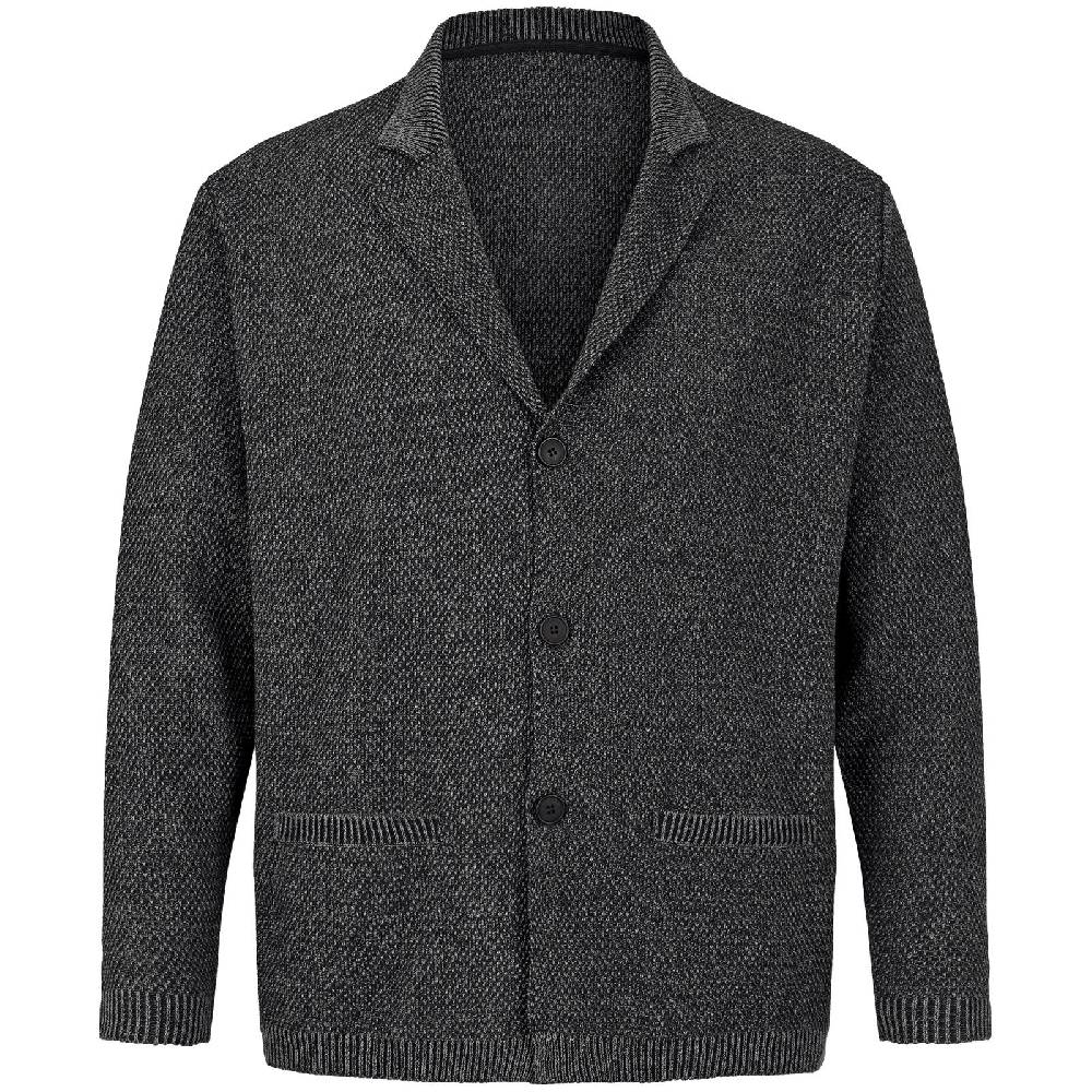 Jan Vanderstorm Strickjacke ASGER dunkelgrau