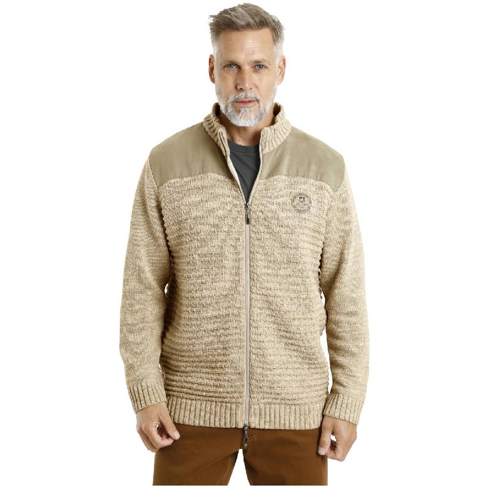 Jan Vanderstorm Strickjacke GYLFE Beige