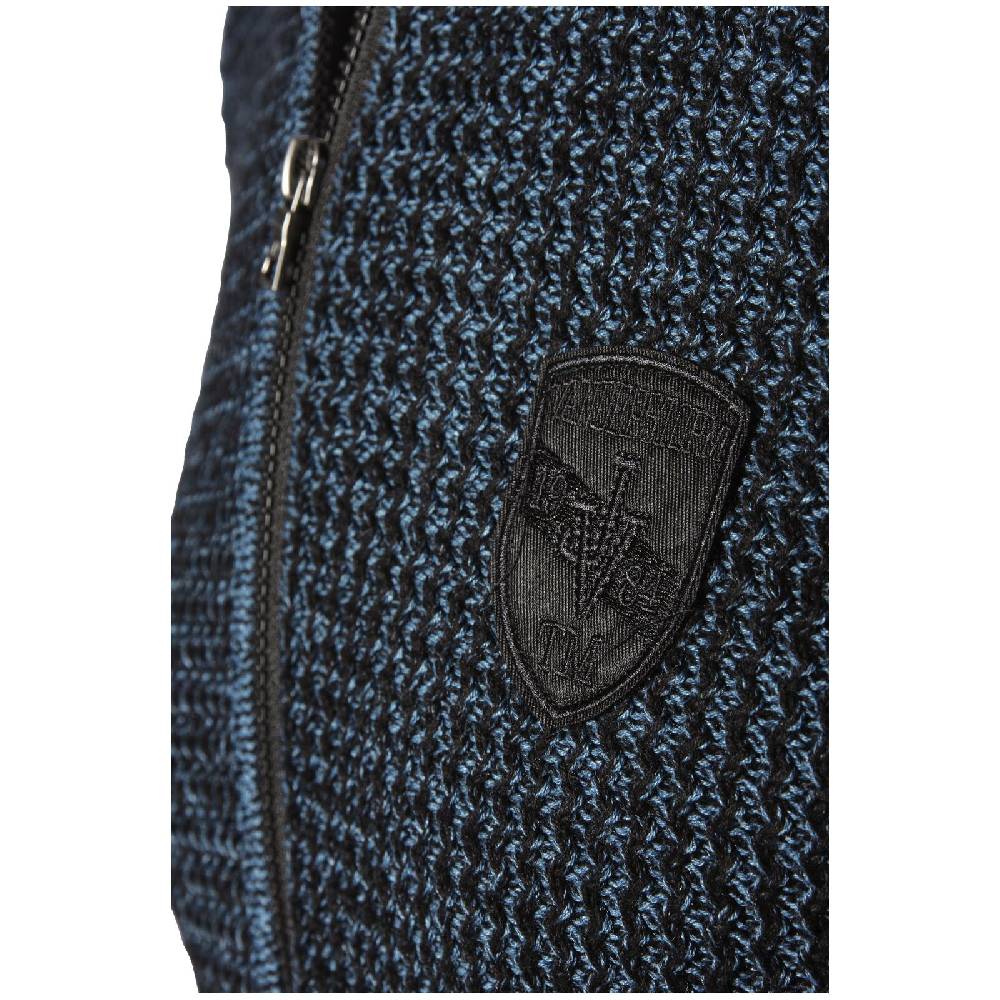 Jan Vanderstorm Strickjacke HALSTEN Blau