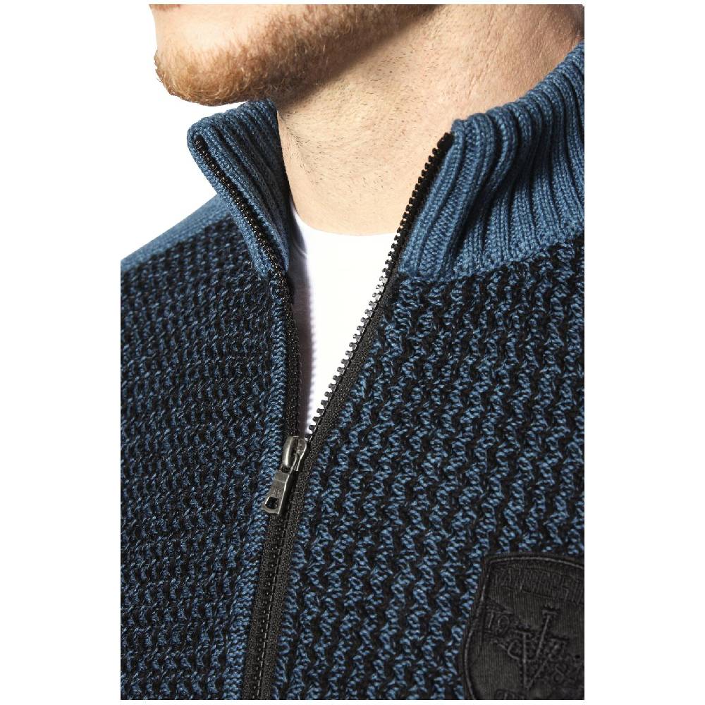 Jan Vanderstorm Strickjacke HALSTEN Blau