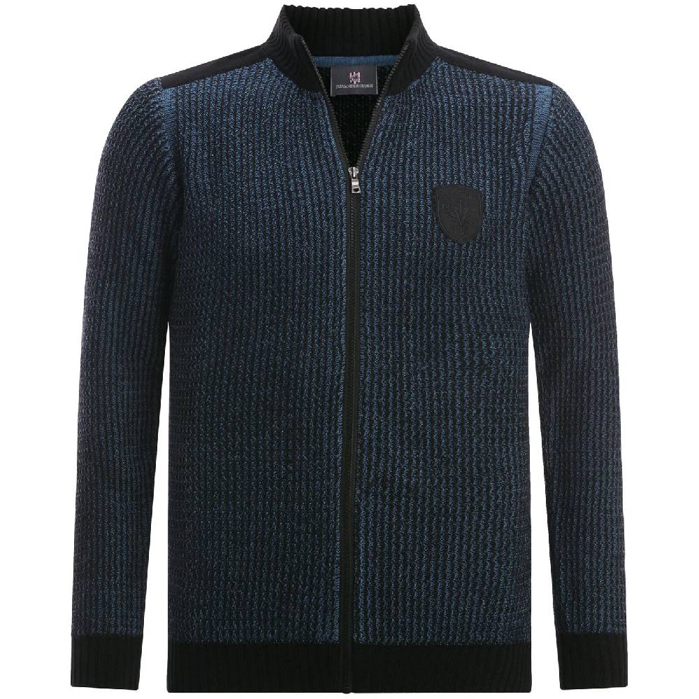 Jan Vanderstorm Strickjacke HALSTEN blau
