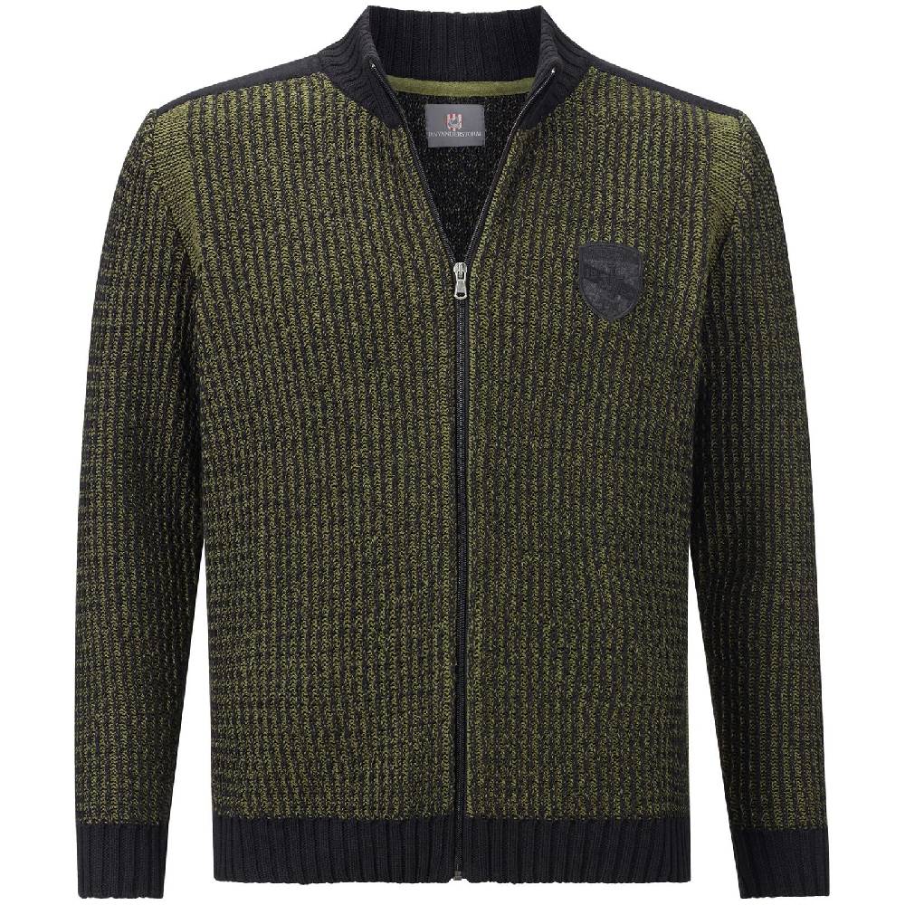 Jan Vanderstorm Strickjacke HALSTEN oliv