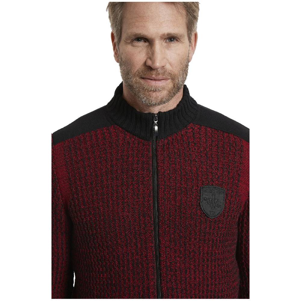 Jan Vanderstorm Strickjacke HALSTEN Rot