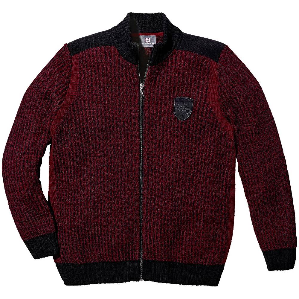 Jan Vanderstorm Strickjacke HALSTEN Rot