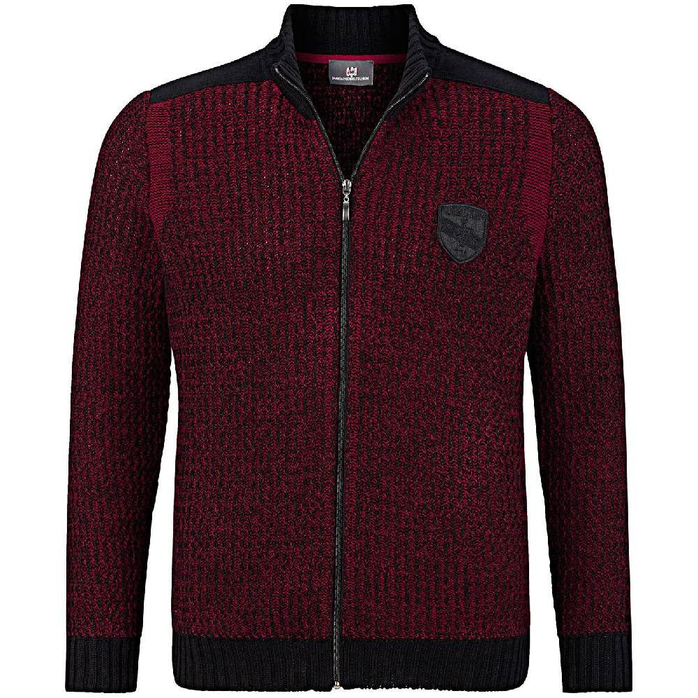 Jan Vanderstorm Strickjacke HALSTEN rot