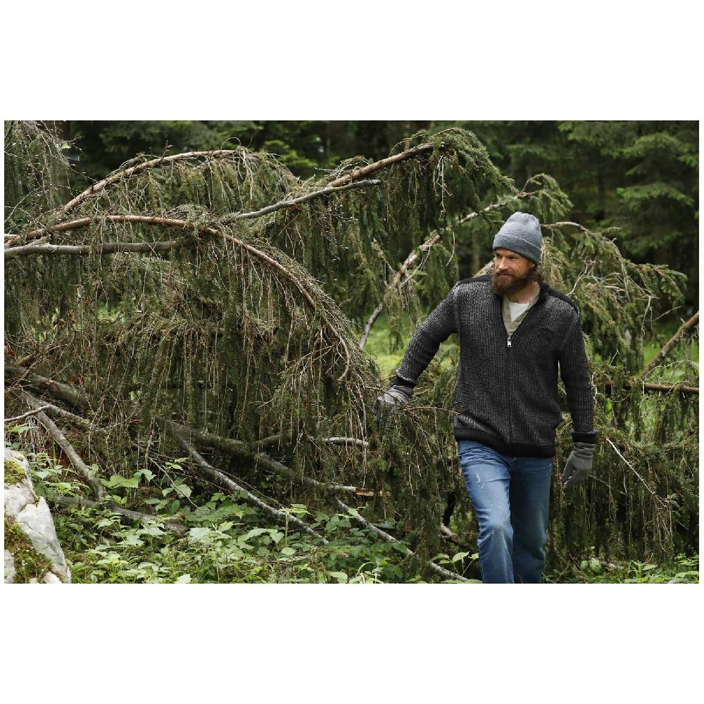 Jan Vanderstorm Strickjacke HALSTEN Schwarz