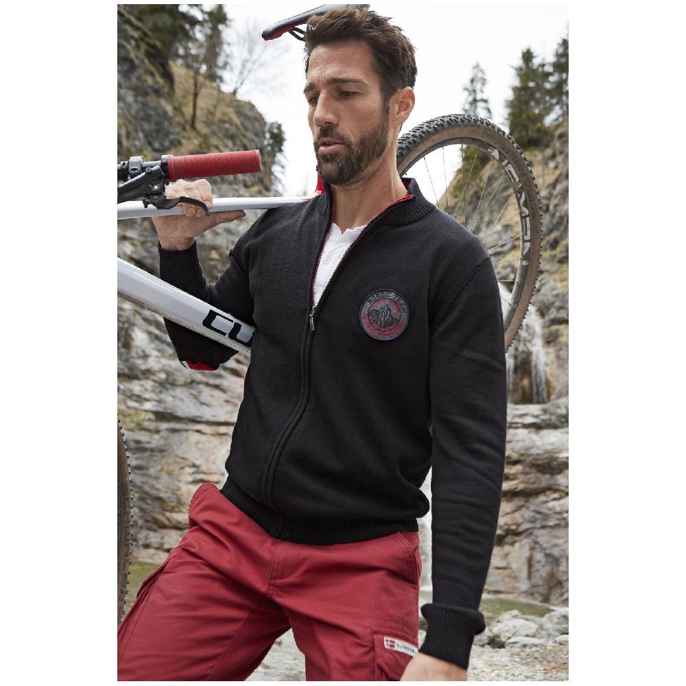 Jan Vanderstorm Strickjacke HEMMING Schwarz