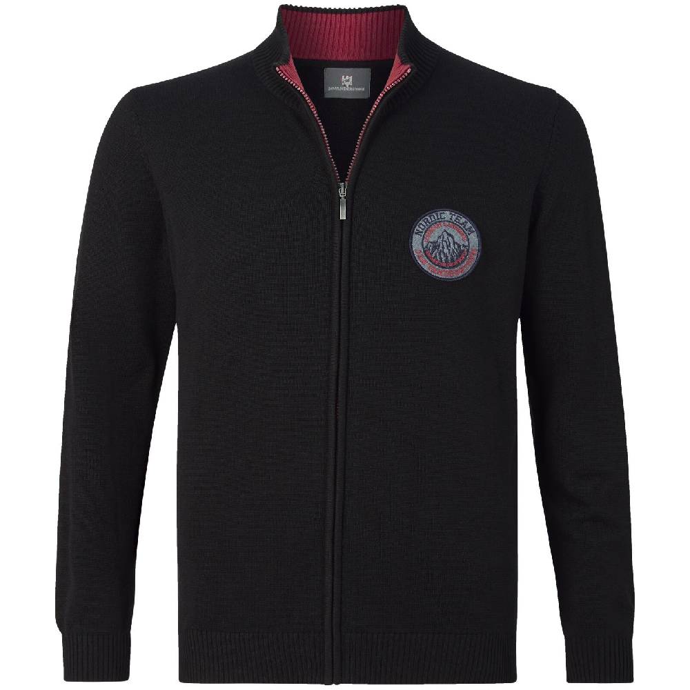 Jan Vanderstorm Strickjacke HEMMING schwarz