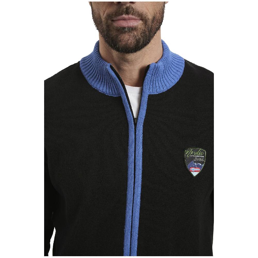 Jan Vanderstorm Strickjacke HERSKA Schwarz