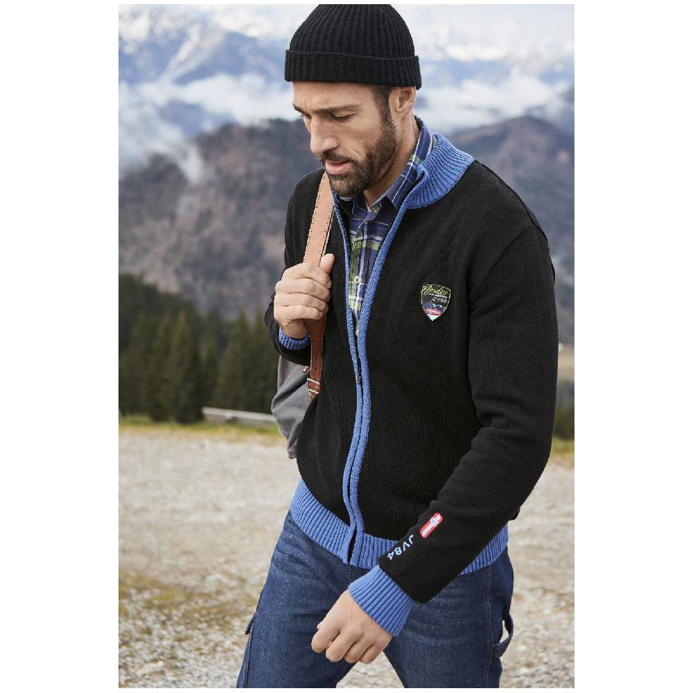 Jan Vanderstorm Strickjacke HERSKA Schwarz