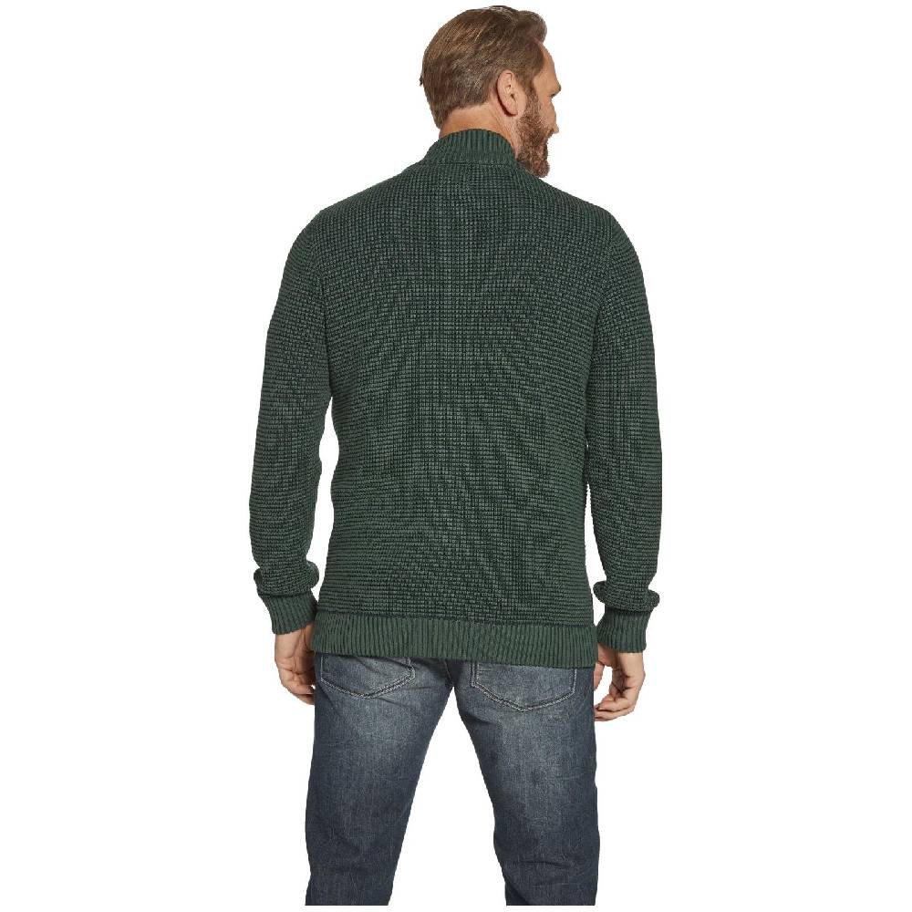 Jan Vanderstorm Strickjacke ISIDUR Dunkelgrün