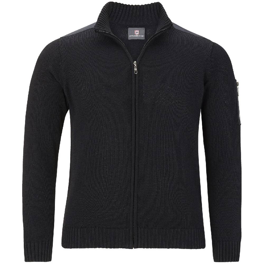 Jan Vanderstorm Strickjacke KRISTAFAR schwarz