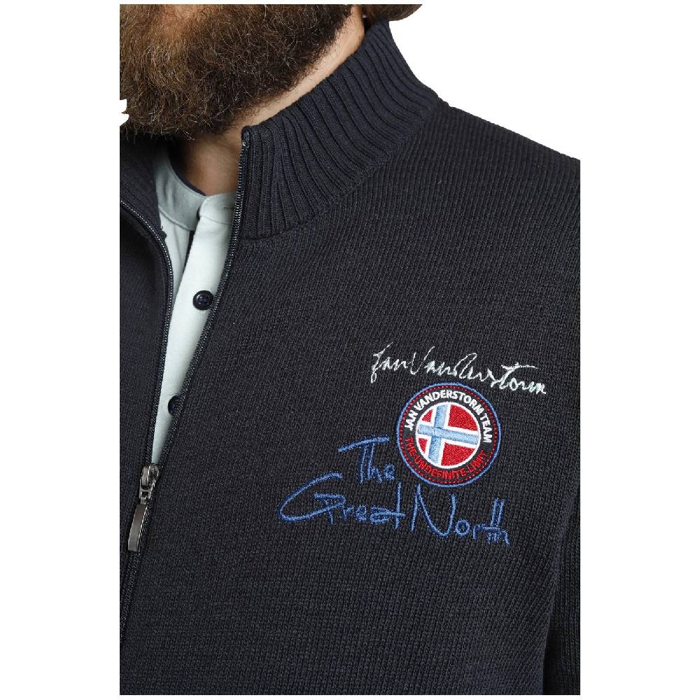 Jan Vanderstorm Strickjacke OLAV Dunkelblau