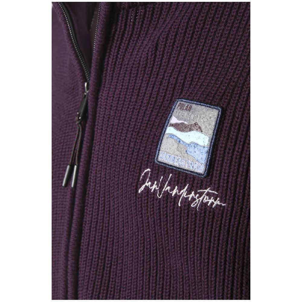 Jan Vanderstorm Strickjacke OLETARVIN Dunkelrot