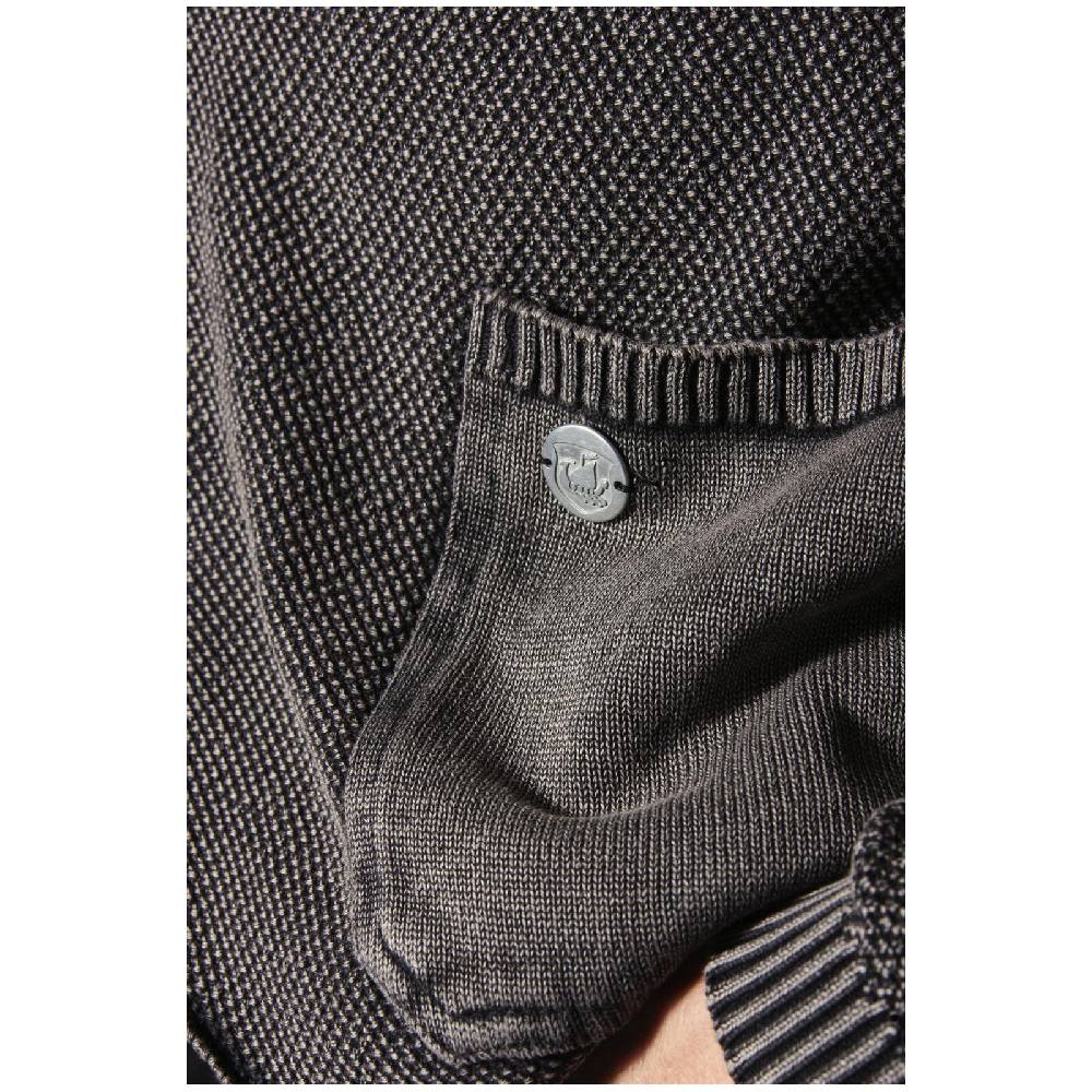 Jan Vanderstorm Strickjacke SIGURDULFAR Schwarz