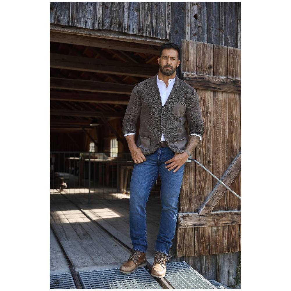 Jan Vanderstorm Strickjacke SIGURDULFAR Schwarz