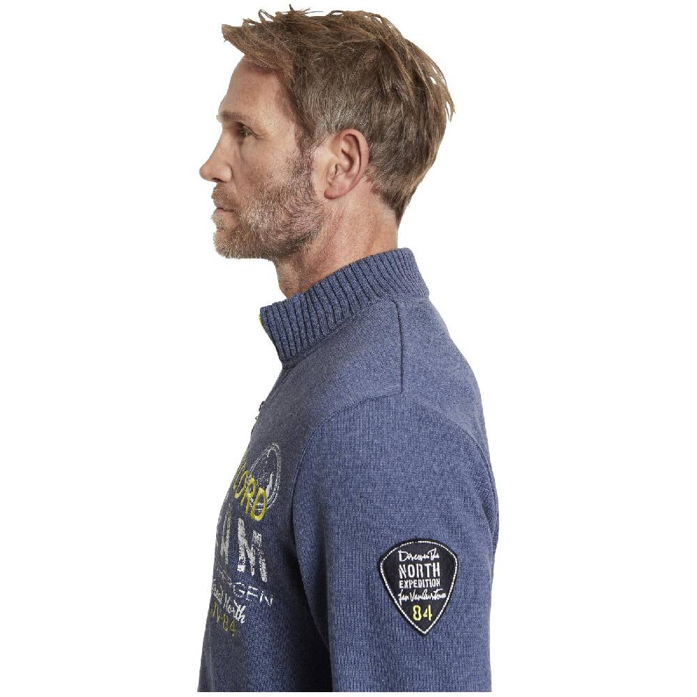 Jan Vanderstorm Strickjacke SVEND Blau