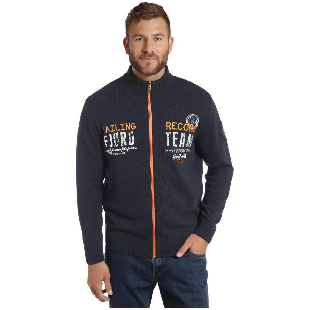 Jan Vanderstorm Strickjacke SVEND Dunkelblau