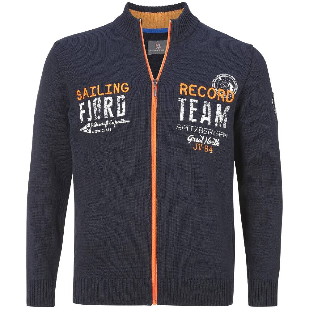 Jan Vanderstorm Strickjacke SVEND dunkelblau