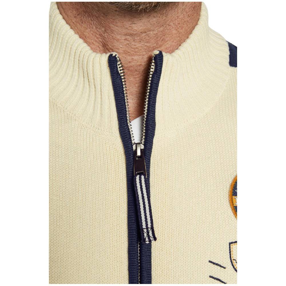 Jan Vanderstorm Strickjacke TJARDO Wollweiß