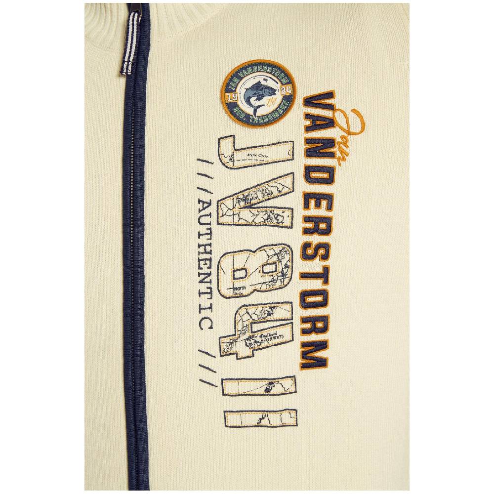 Jan Vanderstorm Strickjacke TJARDO Wollweiß