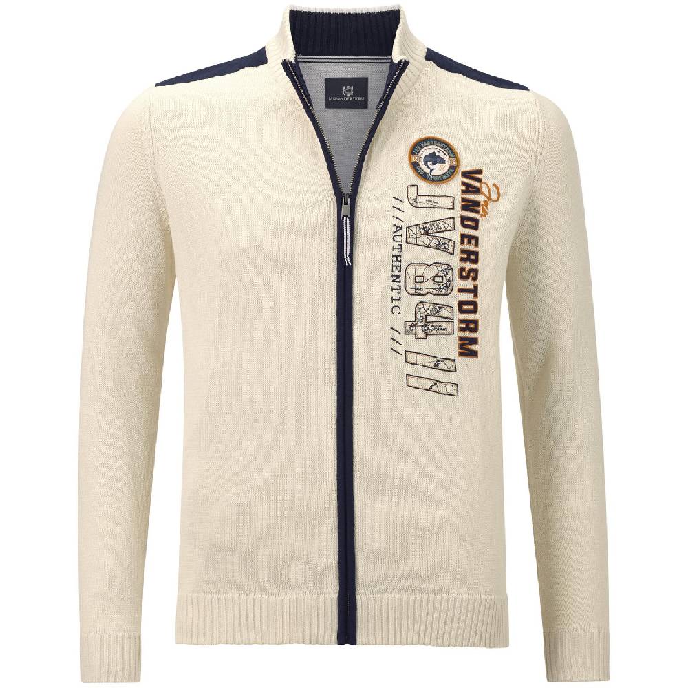 Jan Vanderstorm Strickjacke TJARDO wollweiß