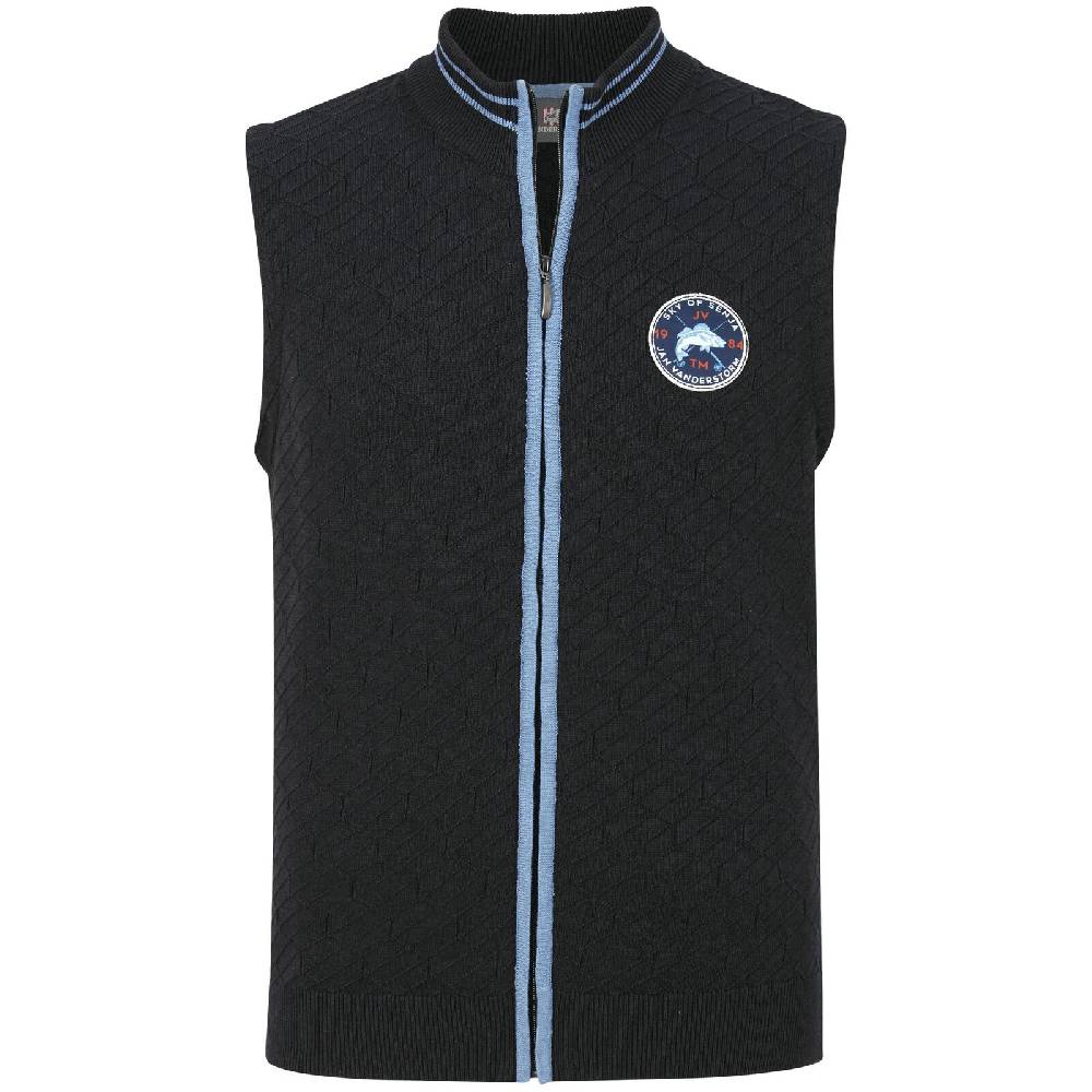 Jan Vanderstorm Strickweste EINDRIDE dunkelblau