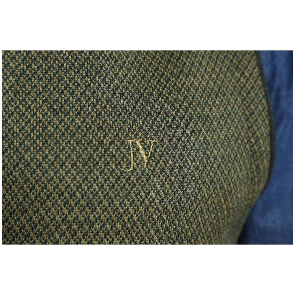 Jan Vanderstorm Strickweste TANE Grün Gemustert