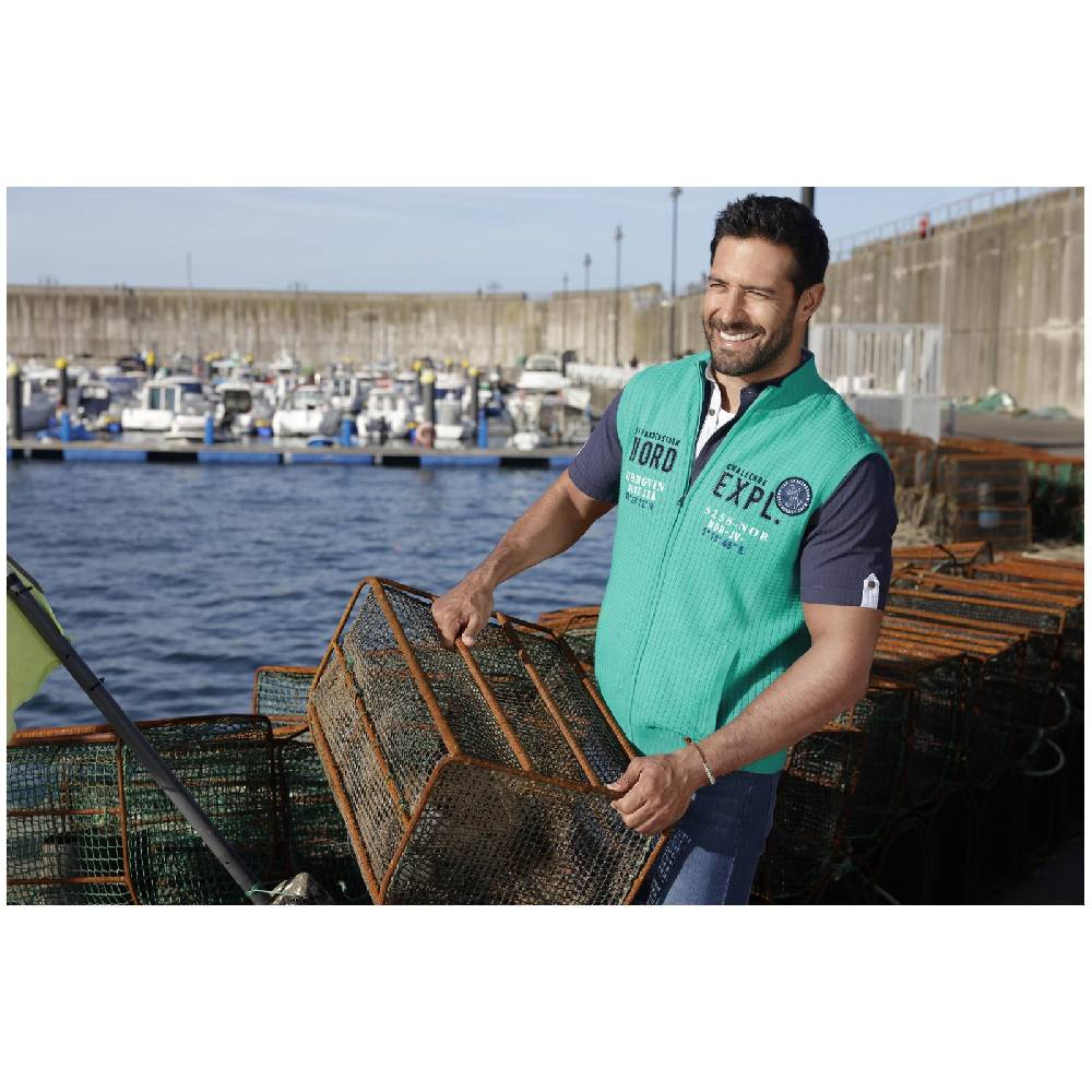 Jan Vanderstorm Strickweste THYRON Grün