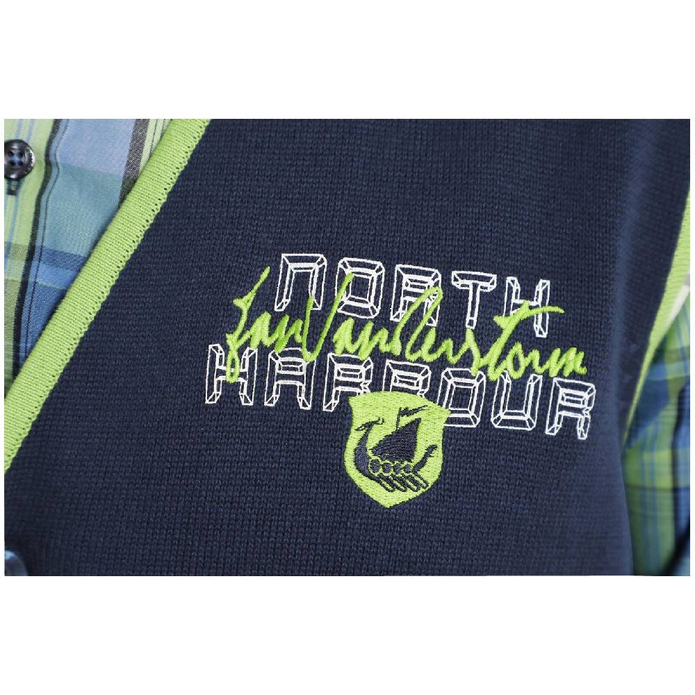 Jan Vanderstorm Strickweste VINNY Dunkelblau