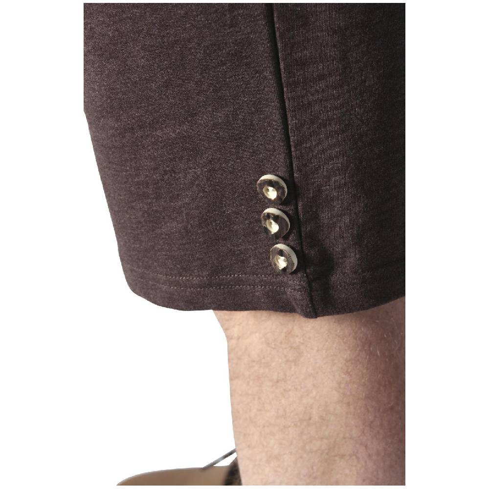 Jan Vanderstorm Sweatbermuda DENNIK Dunkelbraun