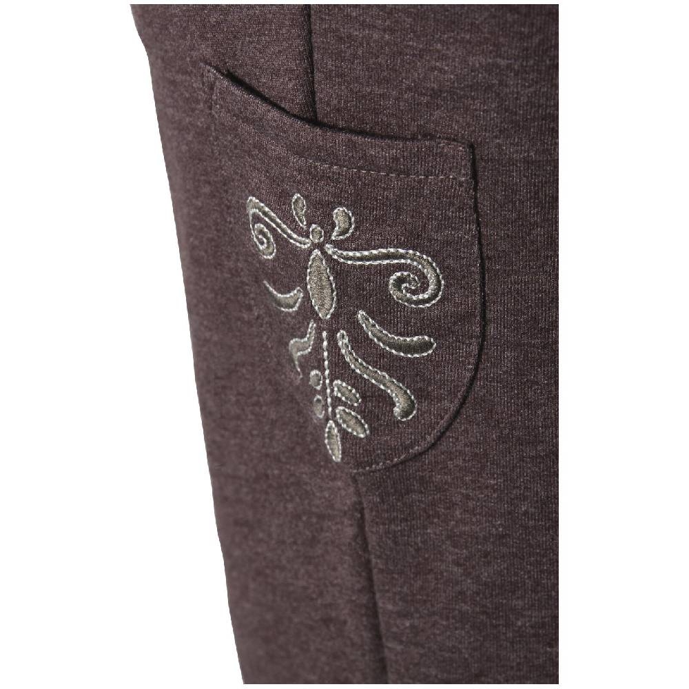 Jan Vanderstorm Sweatbermuda DENNIK Dunkelbraun