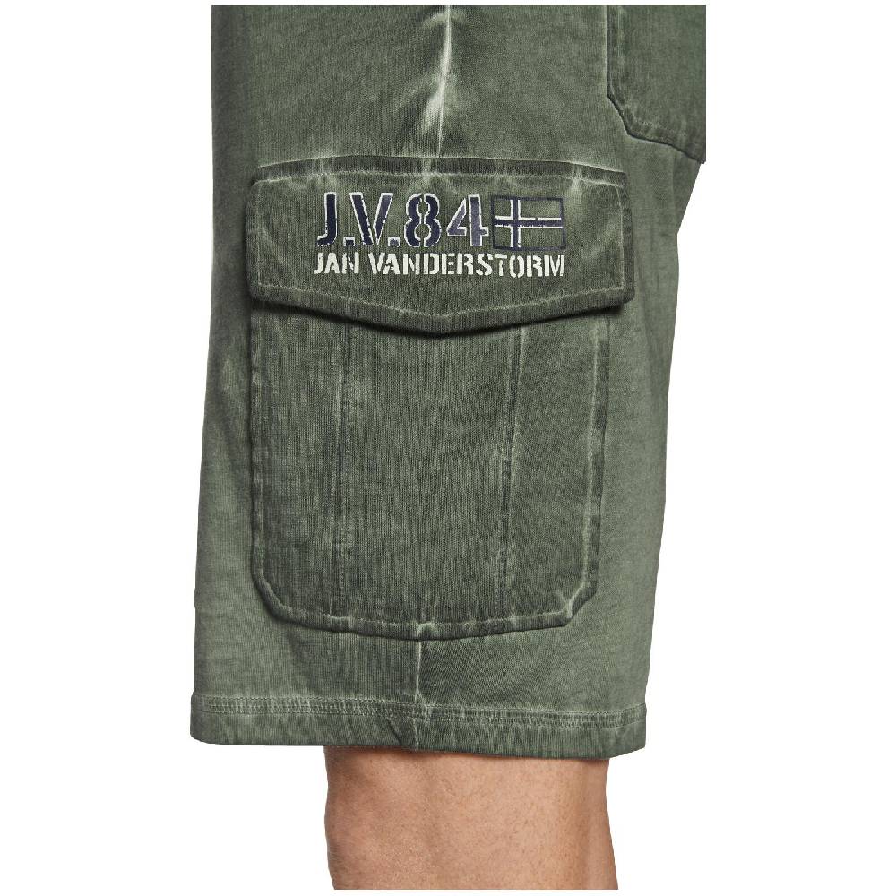 Jan Vanderstorm Sweatbermuda FRERK Oliv