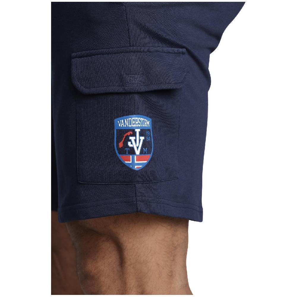 Jan Vanderstorm Sweatbermuda HARTHAKNUT Dunkelblau