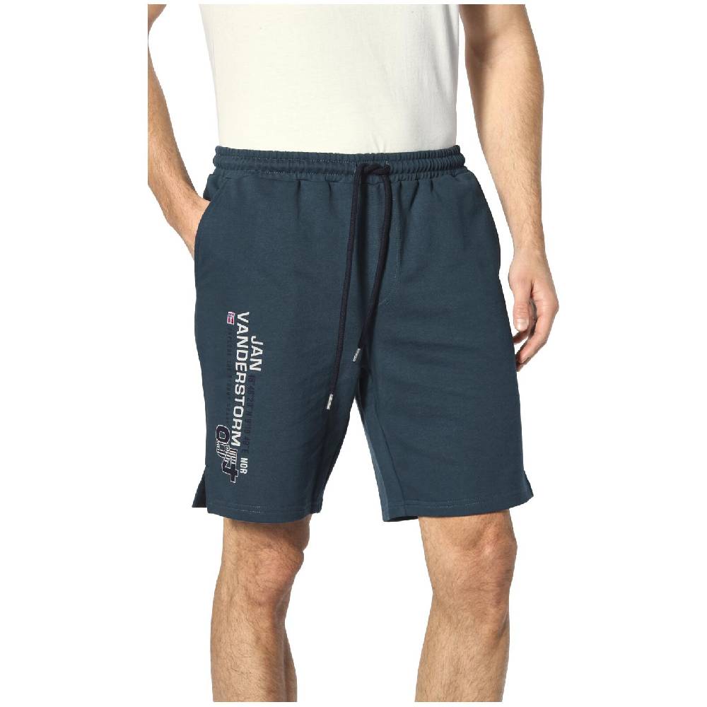 Jan Vanderstorm Sweatbermuda PERMARSEN Petrol