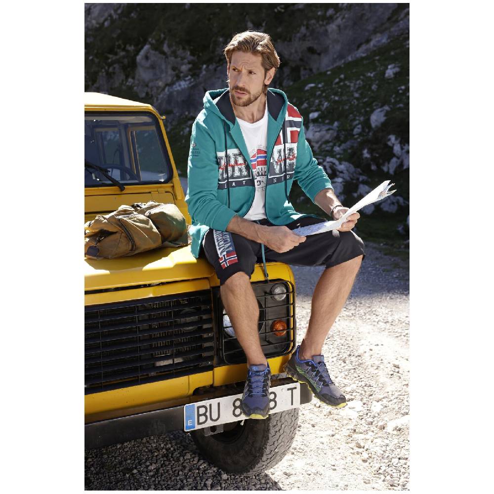 Jan Vanderstorm Sweatjacke ABBE Petrol