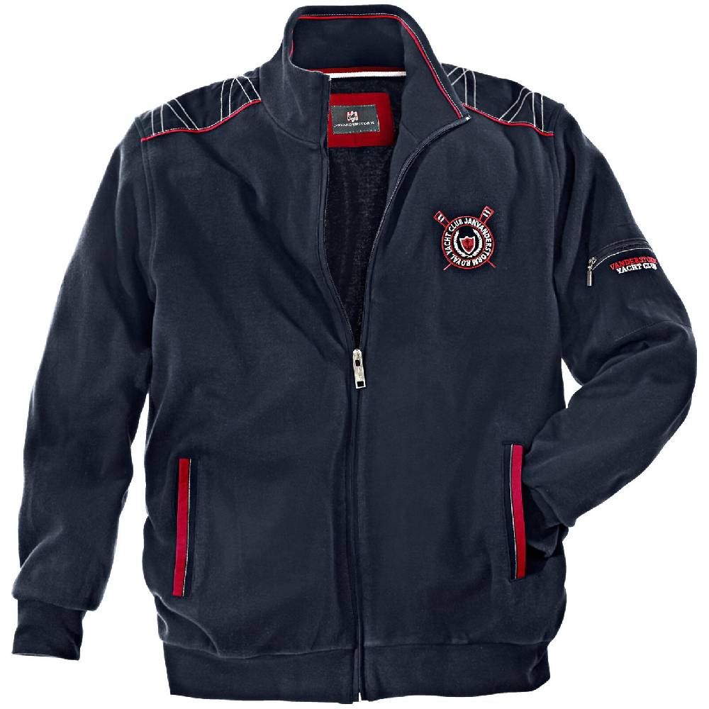 Jan Vanderstorm Sweatjacke ATLI Dunkelblau