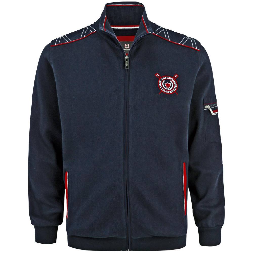 Jan Vanderstorm Sweatjacke ATLI dunkelblau