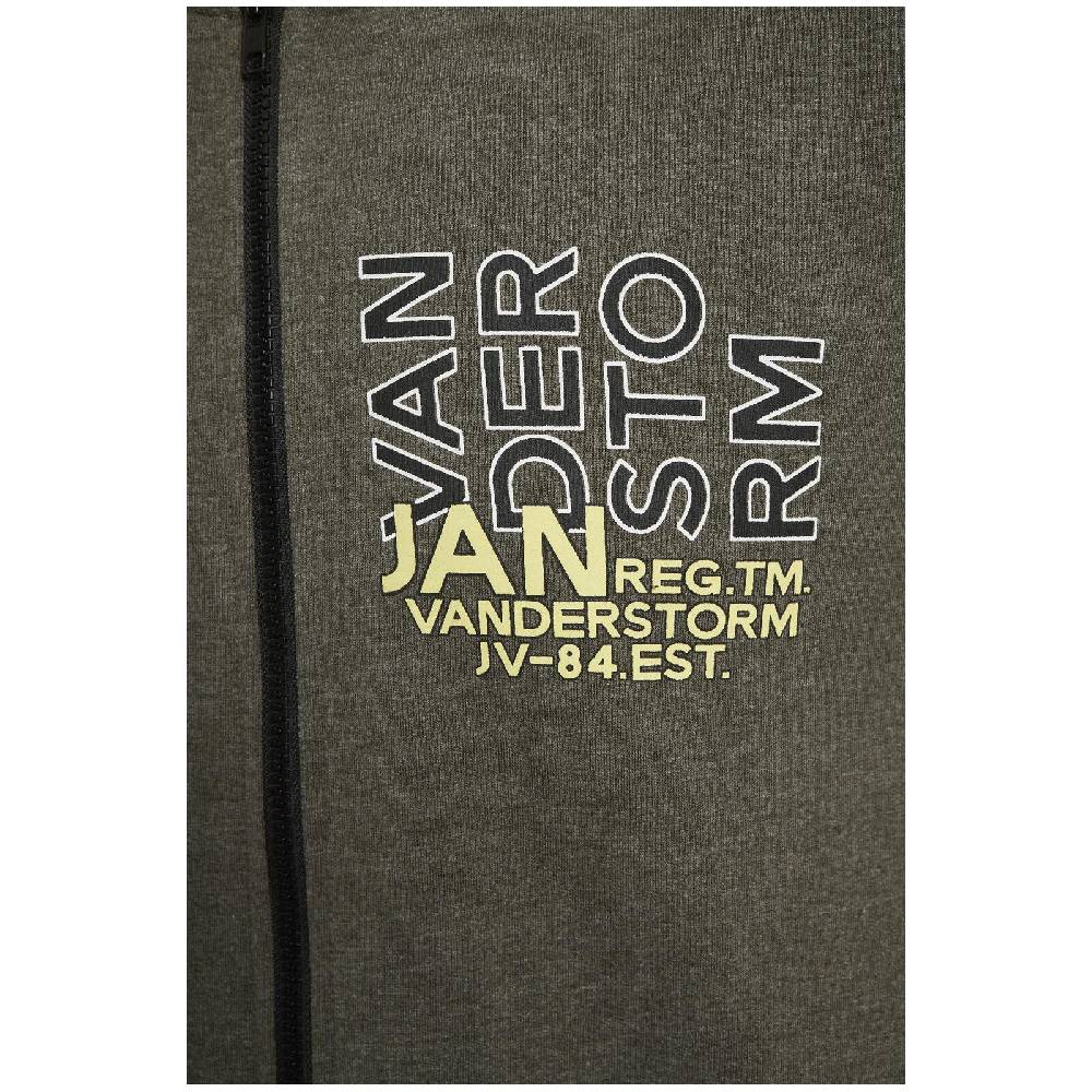 Jan Vanderstorm Sweatjacke BALSA Oliv Melange