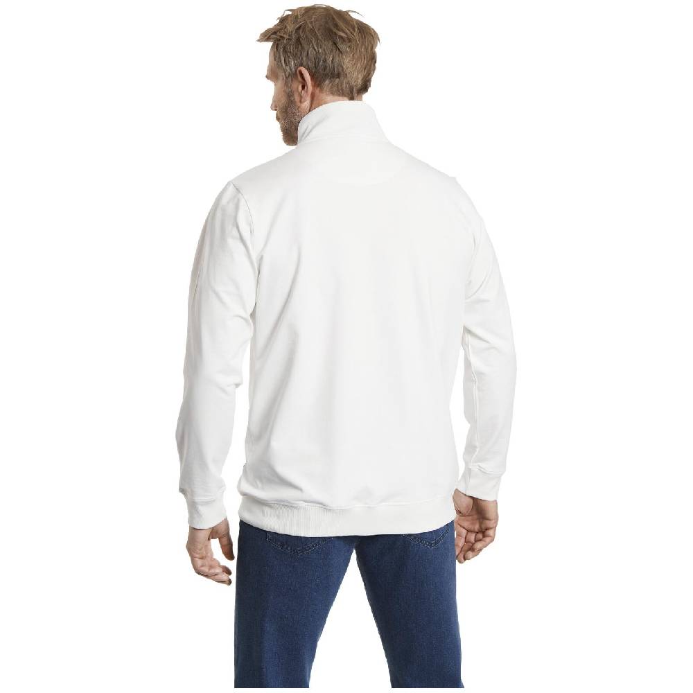 Jan Vanderstorm Sweatjacke BARUK Wollweiß