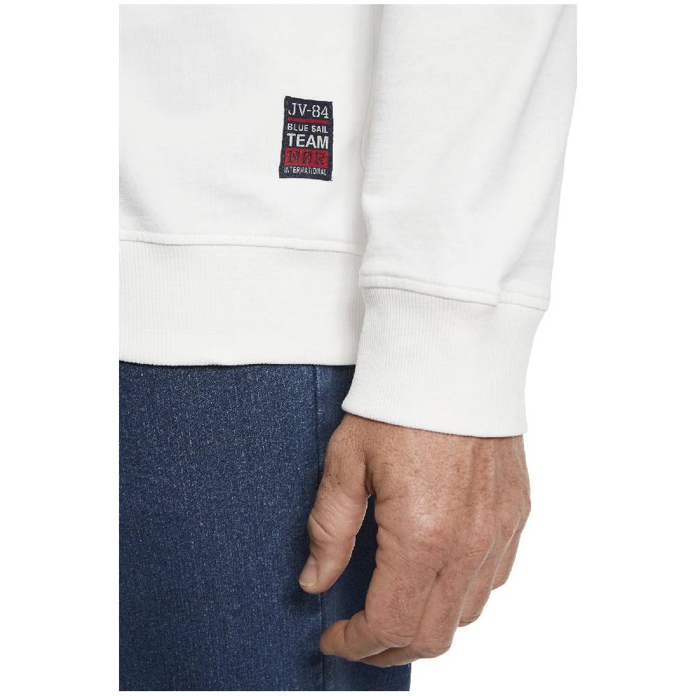 Jan Vanderstorm Sweatjacke BARUK Wollweiß