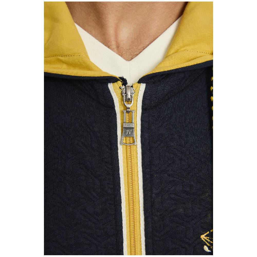 Jan Vanderstorm Sweatjacke DAGOMAR Dunkelblau