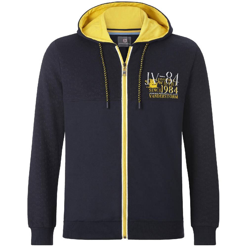 Jan Vanderstorm Sweatjacke DAGOMAR dunkelblau