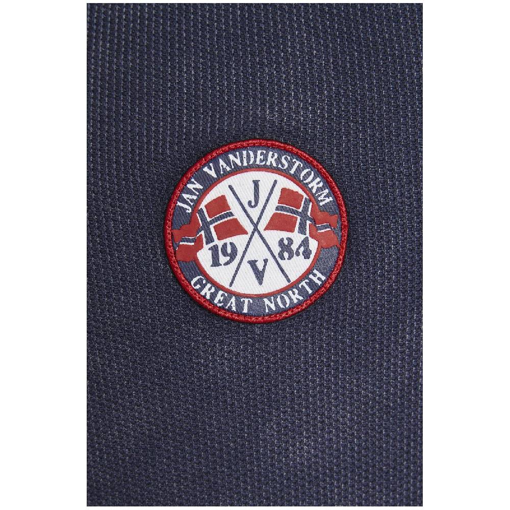 Jan Vanderstorm Sweatjacke DIETBERT Dunkelblau