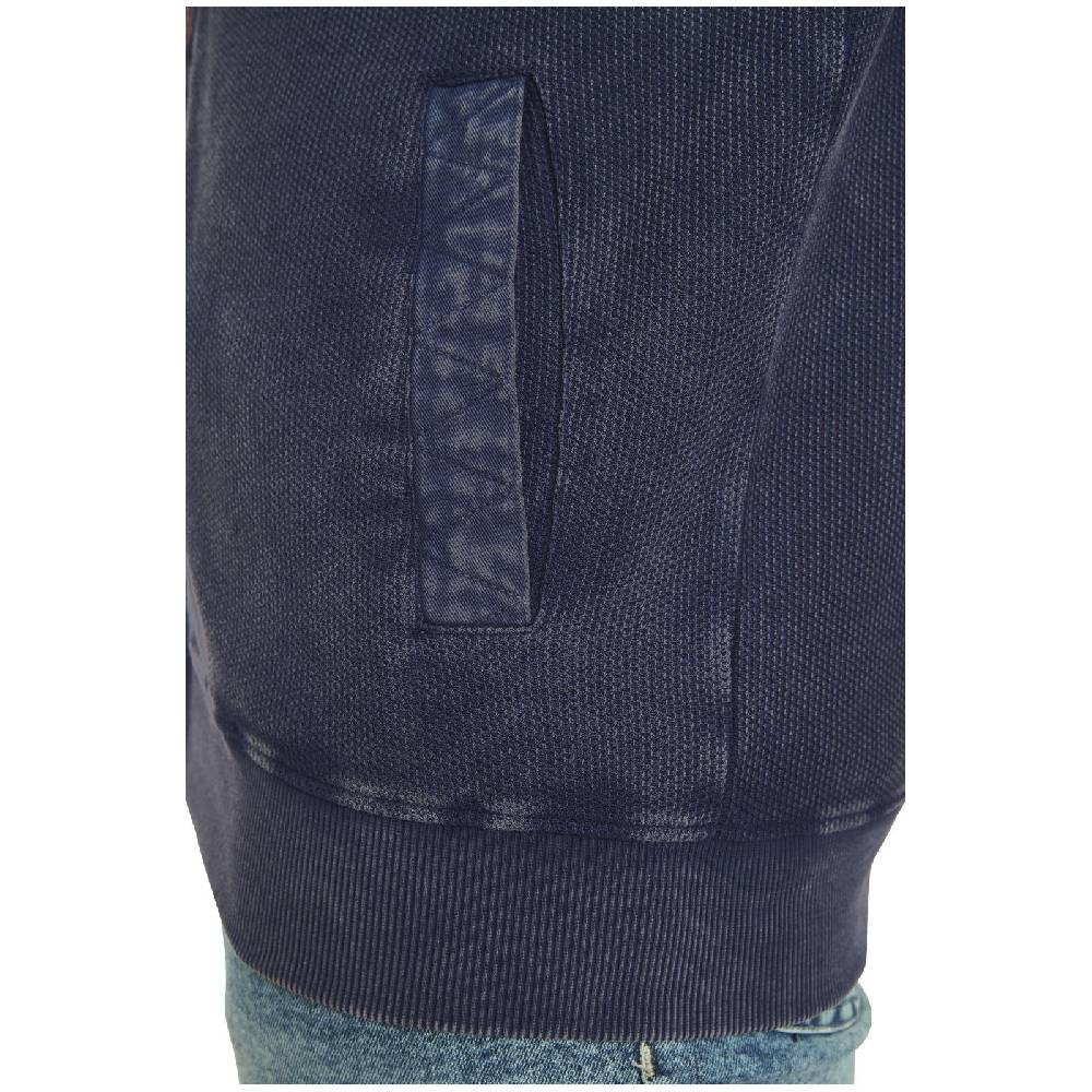 Jan Vanderstorm Sweatjacke DIETBERT Dunkelblau