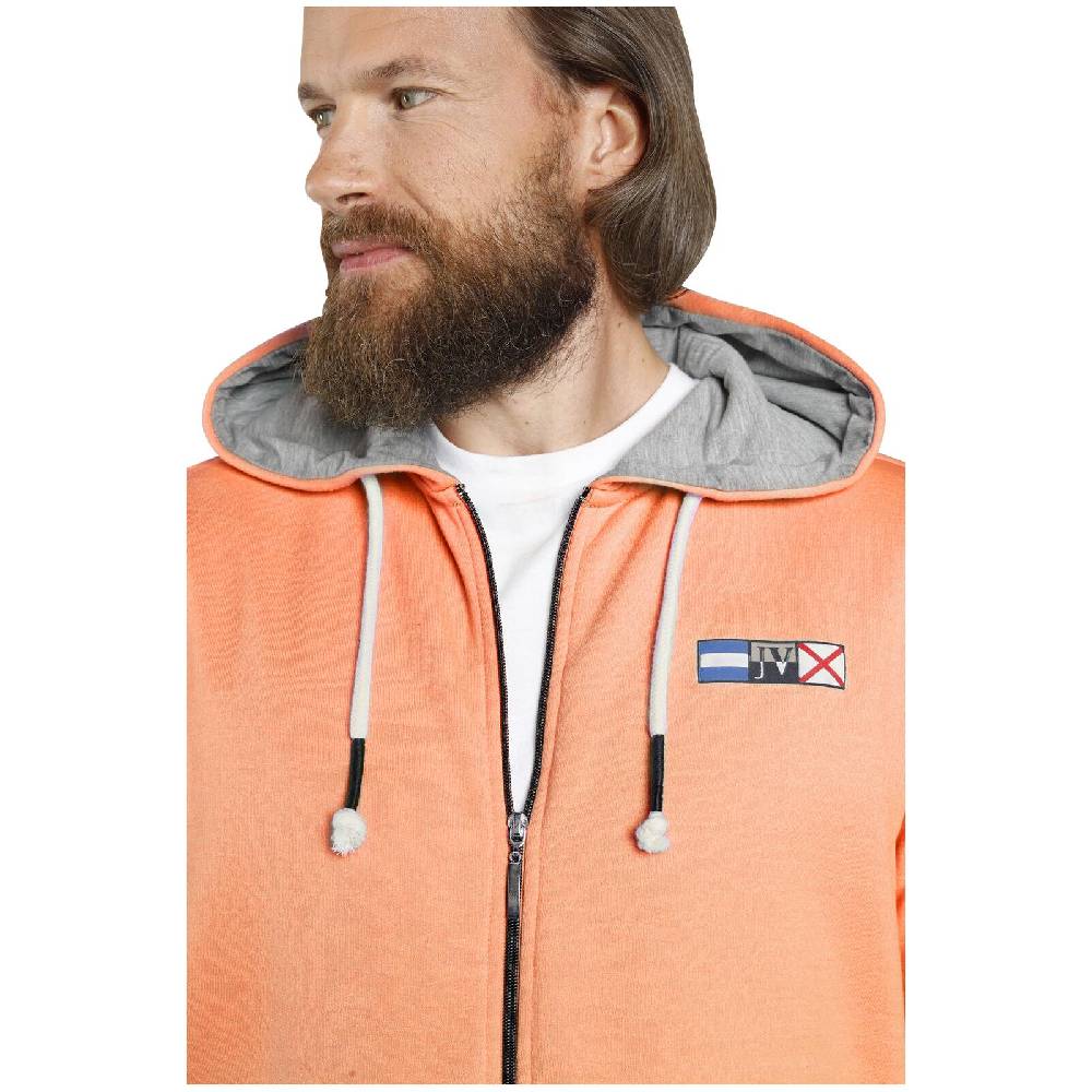 Jan Vanderstorm Sweatjacke EDRIK Orange