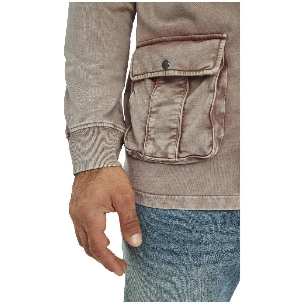 Jan Vanderstorm Sweatjacke GANGOLF Hellbraun