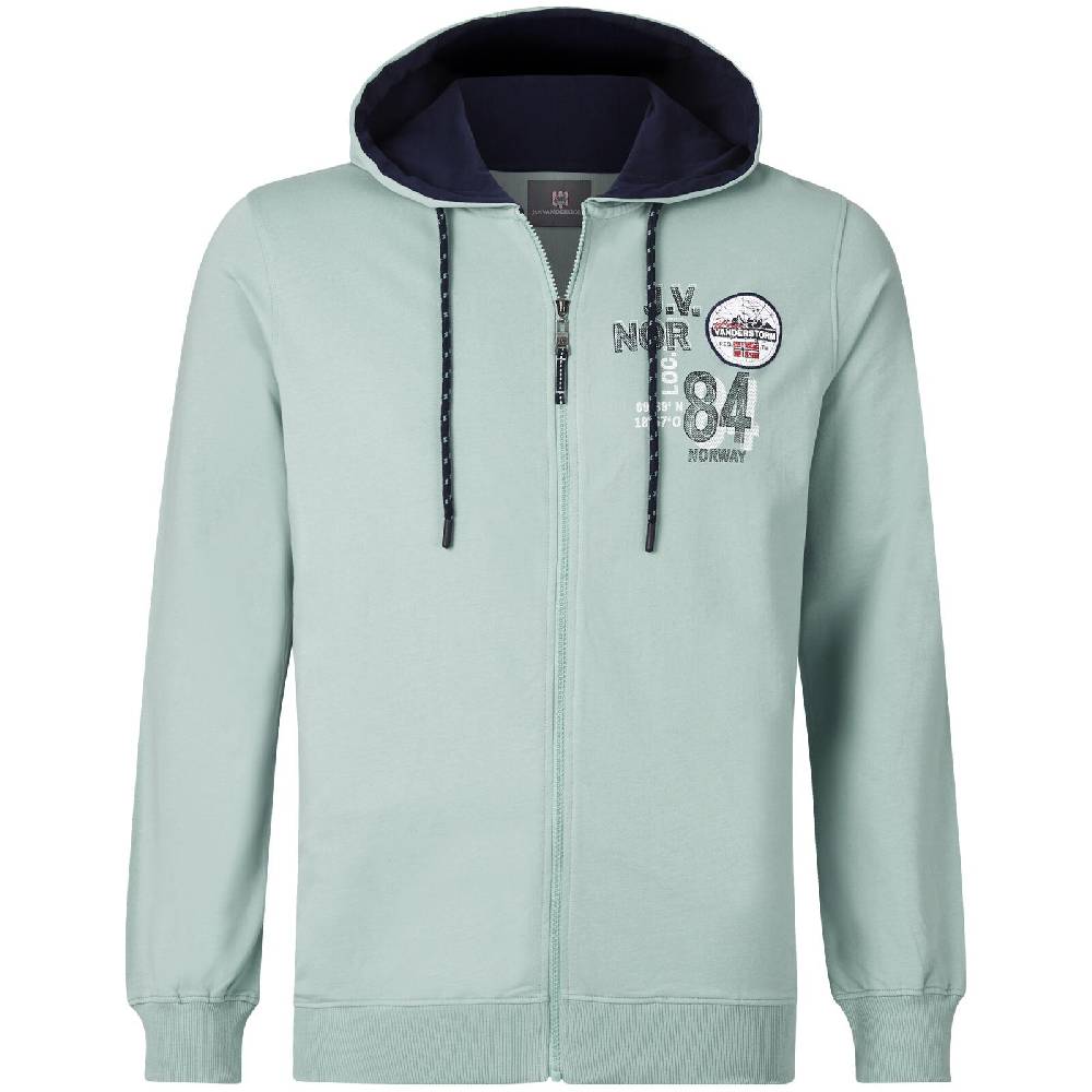 Jan Vanderstorm Sweatjacke GARRELF mint