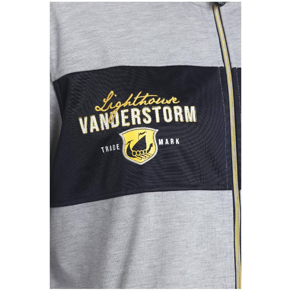 Jan Vanderstorm Sweatjacke HARDWIN Grau Melange